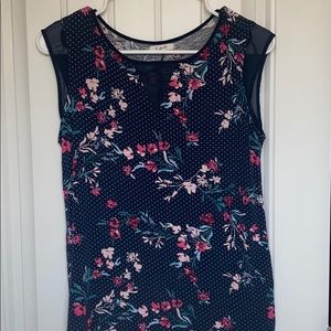 Floral tank top